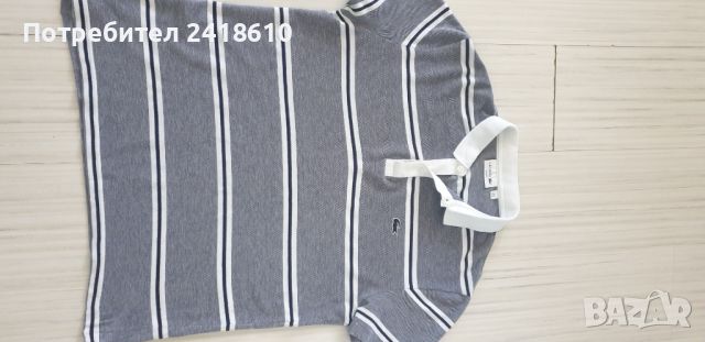 Lacoste Pique Cotton Slim Fit Mens Size 6 - XL ОРИГИНАЛ! Мъжка Тениска!, снимка 10 - Тениски - 46308016