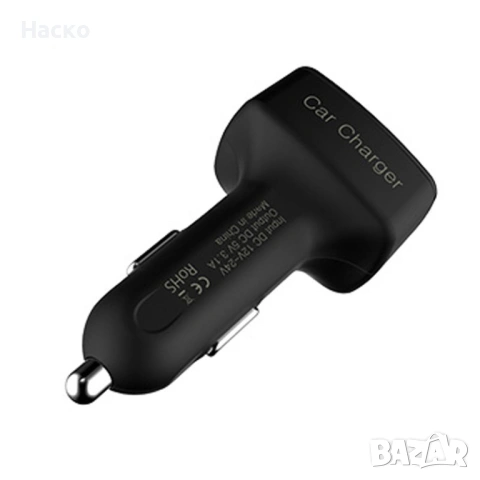 Зарядно устройство за автомобил 4 в 1 Dual-USB 12-24V, снимка 3 - Зарядни за кола - 53440419