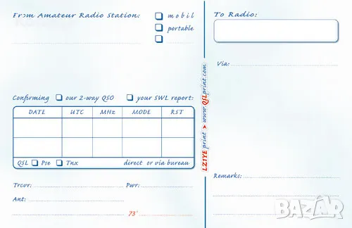 Радиолюбителски / QSL / картички 1, снимка 5 - Други спортове - 48694226