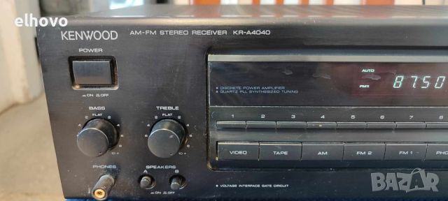 Ресивър Kenwood KR-A4040#1, снимка 3 - Ресийвъри, усилватели, смесителни пултове - 46558987