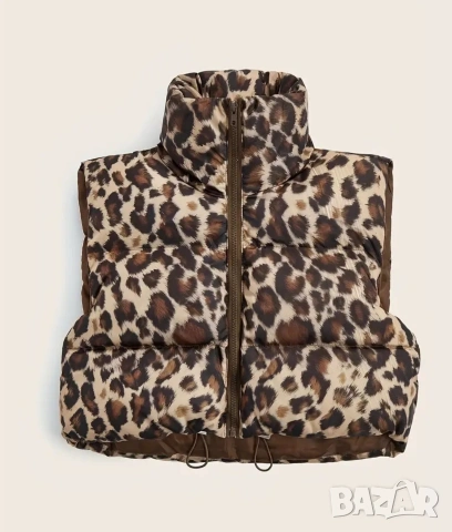 Дамска грейка в леопардов десен. Нова