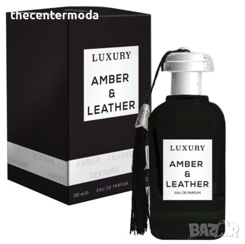 Мъжки ориенталски парфюм AMBEER & LEATHER, снимка 1 - Мъжки парфюми - 46612150