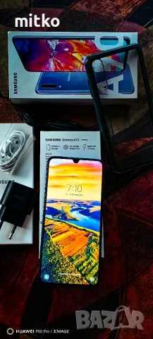 SAMSUNG GALAXY A70-ПЕРФЕКТНО СЪСТОЯНИЕ.ПЪЛЕН КОМПЛЕКТ , снимка 6 - Samsung - 53562657