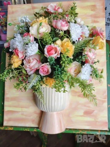 Картина с 3д цветя , снимка 7 - Декорация за дома - 51133991