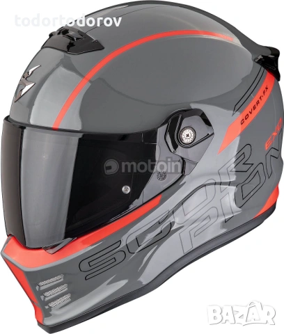 Топ Цена Мото Каска SCORPION COVERT FX Danko Red/Gray Gloss 584.79 лв. / 299 €