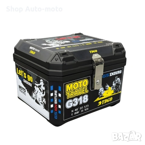 Мото куфар 1527, 57L, 44×37×33см, Универсален