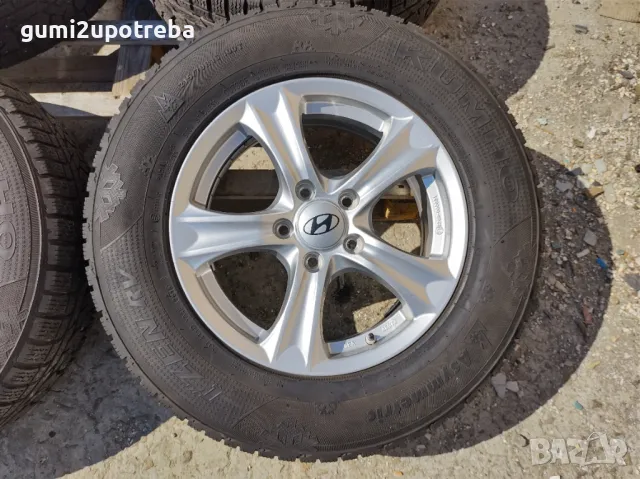 16 джанти 5х114,3 Hyundai IX35 Tucson 6,5J et45 Kumho 215/70/16, снимка 2 - Гуми и джанти - 47020914