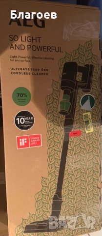 Безжична прахосмукачка Aeg Ultimate 7000 Ap71A142Xn, Ултралека 2,2 к, До 40 мин. време за работа, 12, снимка 2 - Прахосмукачки - 53125001