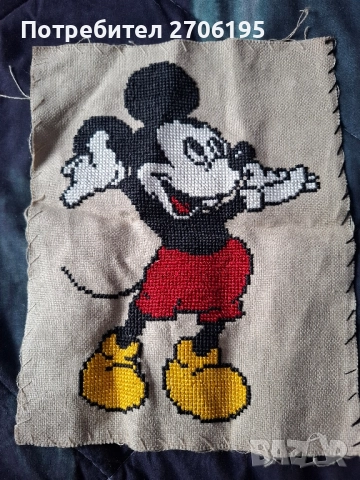 Гоблен на Мики Маус , снимка 5 - Гоблени - 52593279