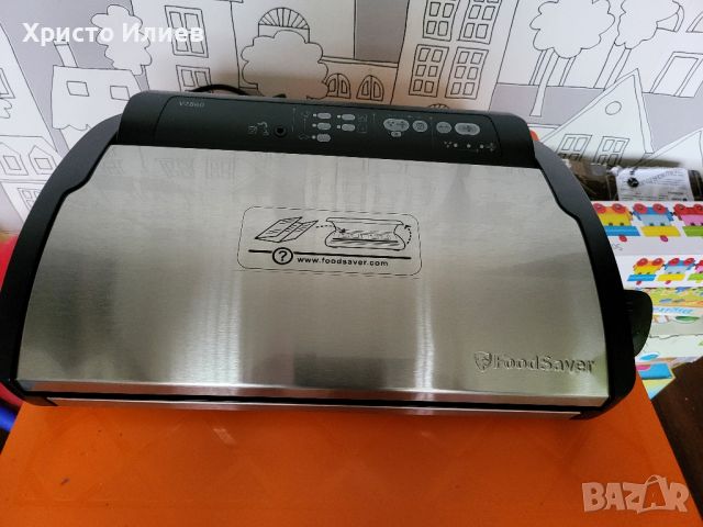 Уред за вакуумиране Foodsaver V2860I 3 скорости с кутия комплект, снимка 12 - Други - 45615036