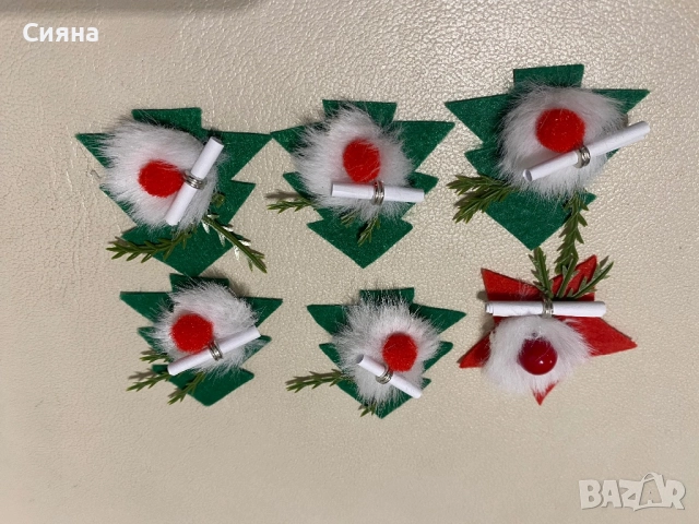 Коледни късмети и декорации, снимка 6 - Декорация за дома - 52280679