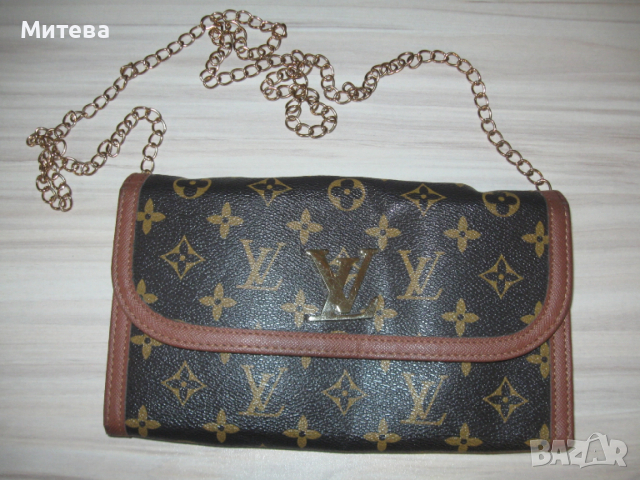 Louis Vuitton мини дамска чанта през рамо, снимка 4 - Чанти - 52591662