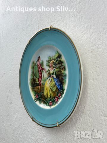 Порцеланова ренесансова чиния. №5467, снимка 3 - Антикварни и старинни предмети - 46081522