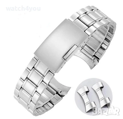 ВЕРИЖКА ЗА ЧАСОВНИК СЪС ЗАОБЛЕНИ КРАИЩА. ВЕРИЖКА С ИЗВИТИ НАКРАЙНИЦИ SEIKO ORIENT CASIO CITIZEN Q&Q, снимка 4 - Други - 21300825