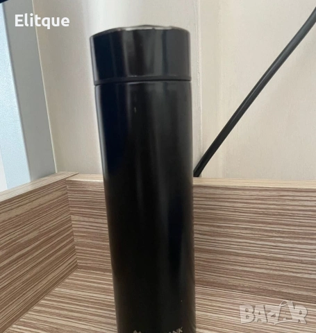 🌡 Термос с интелигентна система за измерване на температурата – 500 мл (Черен), снимка 2 - Друга електроника - 53564892