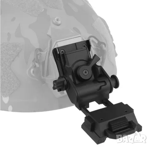 L4G24 NVG Mount Bracket Helmet Mounting for PVS15 PVS18 PGPNVG18 Foldable Night Vision Goggle Holder, снимка 2 - Спортна екипировка - 48150361