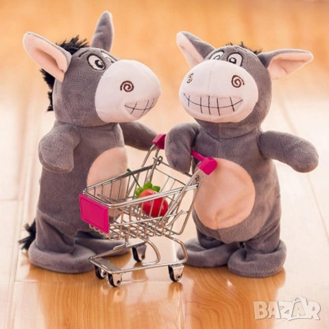 плюшена играчка Марко Магарето, което ходи и говори 