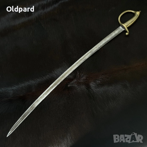 Бойна сабя (кутлас), пехотна, модел от An-IX (1802 г.),  Острие от офицерска сабя, модел 1855 г., снимка 3 - Антикварни и старинни предмети - 51905433