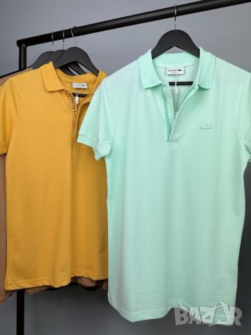 Lacoste мъжка тениска с яка 6  цвята , снимка 5 - Тениски - 40371630
