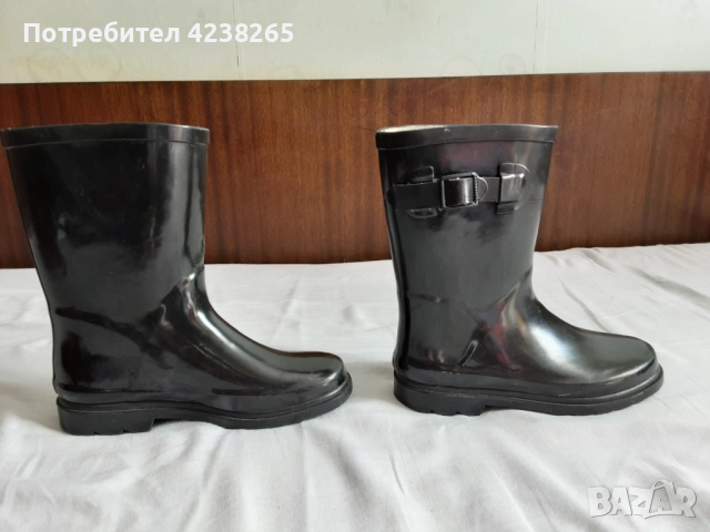 гумени ботуши черни, стелка 21см, снимка 3 - Детски боти и ботуши - 52220088