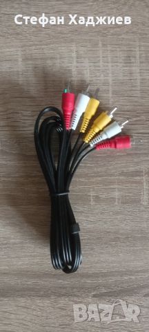 Нов кабел 3-чинча, снимка 1 - Друга електроника - 44296711