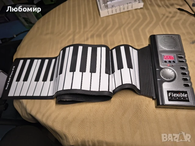 гъвкаво навиващо се пиано 61 клавиша мека клавиатура пиано електронно цифрово пиано преносимо

, снимка 7 - Пиана - 50531537