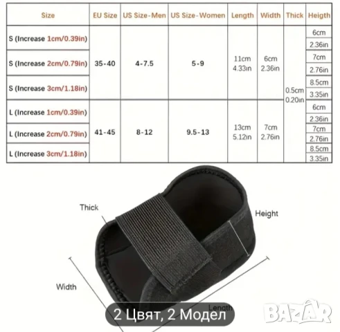 Силиконови подложки за пети, снимка 3 - Други - 50567522