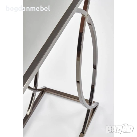 Холна маса Halmar Parma, стъклен плот, метална, снимка 3 - Маси - 53559863