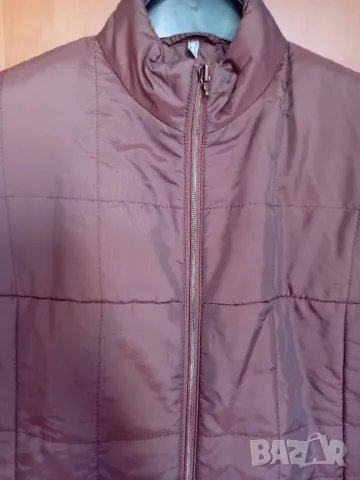 Кафяво олекотено яке , снимка 3 - Якета - 49940152