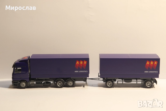 HERPA 1:87 H0 МERCEDES ACTROS КАМИОН МОДЕЛ