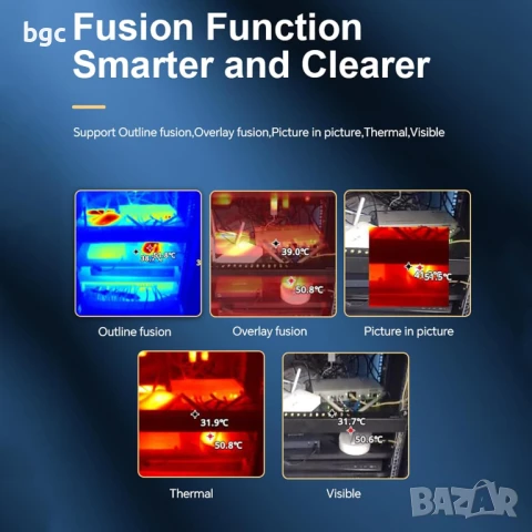 Термокамера от ново поколение Термовизионен NF-526E 256X192, инфрачервен температурен измервател, снимка 8 - Други инструменти - 50471169