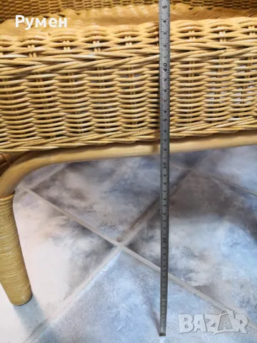 Кресло от ракита и бамбук , снимка 4 - Столове - 50417976