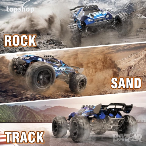 Мощна 4WD Количка Woquma 40кмч Мащаб 1 към 14 Пълен комплект с 2 комплекта гуми  , снимка 6 - Коли, камиони, мотори, писти - 53206072