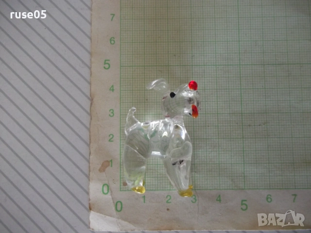Фигура "Куче" стъклено, снимка 5 - Колекции - 53879513