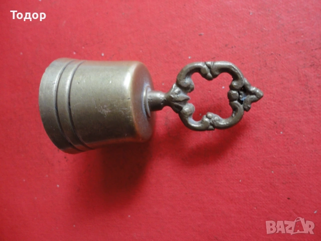 Бронзов звънец камбанка чан 6, снимка 3 - Антикварни и старинни предмети - 53028118