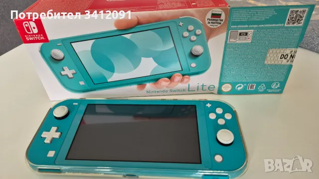 Nintendo switch lite turquoise , снимка 1