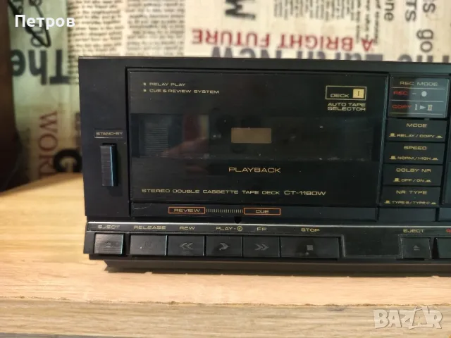 Касетен Дек"Pioneer"CT-1180w, снимка 4 - Декове - 49968229