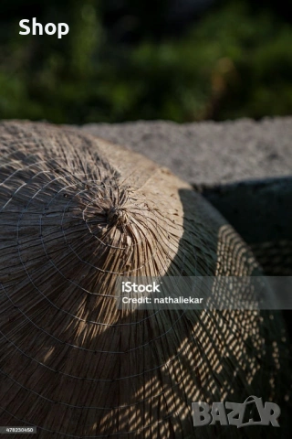 🌱 Виетнамска шапка 🇻🇳 🎋, снимка 5 - Шапки - 53633921