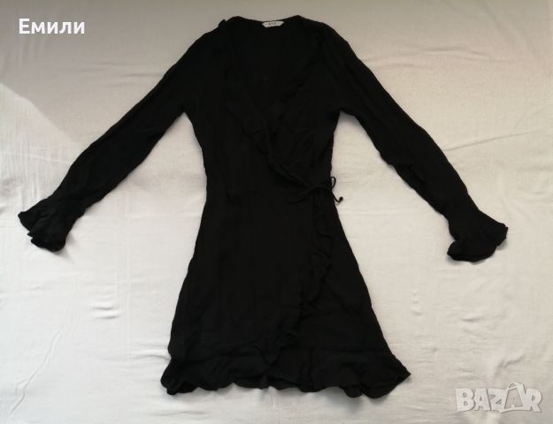 Envii къса дамска рокля с прехвърляне и волани р-р XS, снимка 7 - Рокли - 45811401