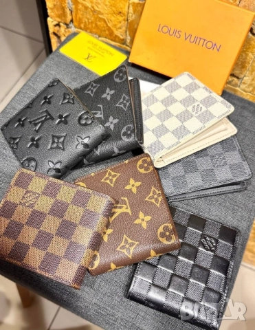 портмонета от естествена кожа в кутия louis vuitton , снимка 5 - Портфейли, портмонета - 52022945
