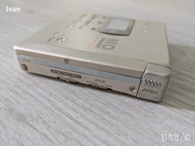 Преносим минидиск рекордер Sony MZ-R55 Minidisc, снимка 5 - Други - 53735472