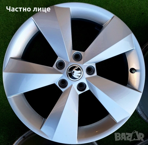 Продавам 4бр оригинални 17-ки джанти за Шкода Кодиак, Карок, Октавия, Супърб , снимка 5 - Гуми и джанти - 53622605