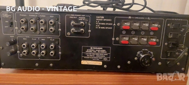 Pioneer SA-9800 стерео усилвател, снимка 5 - Ресийвъри, усилватели, смесителни пултове - 54151533
