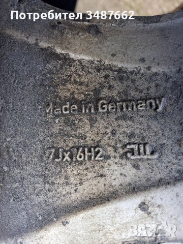16цола за VW Audi 5×112 ц.57.1мм 7J ×16 ет44 , снимка 5 - Гуми и джанти - 54238653