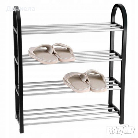Етажерка за обувки на 4 нива до 12 чифта - стилна и здрава, снимка 9 - Други стоки за дома - 53861792