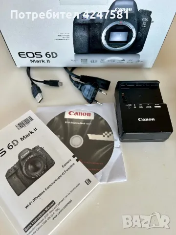 Canon EOS 6D Mark II, снимка 2 - Фотоапарати - 47964963