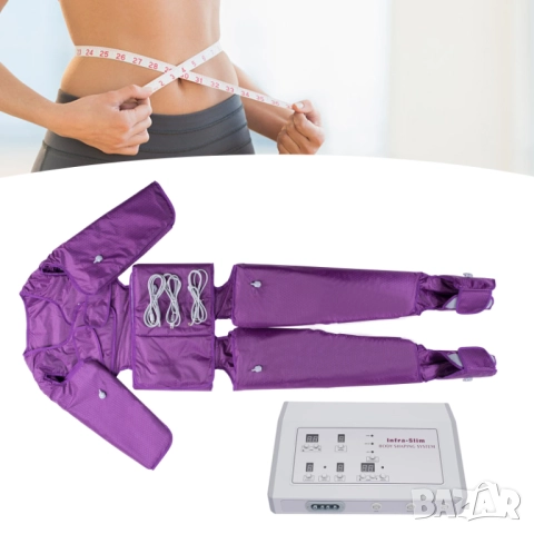 Апарат за лимфен дренаж и инфрачервено отопление, отслабване, целулит, снимка 3 - Козметични уреди - 52034331