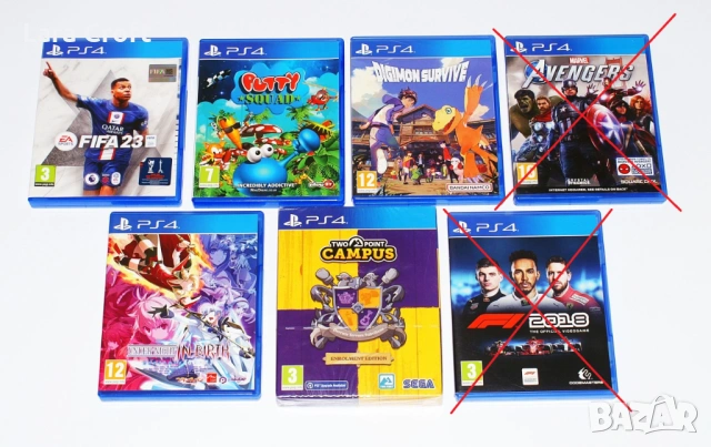 PS4 игри PlayStation 4 PS4 ПлейСтейшън 4 ПС4 игри по 20 € Сони