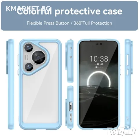 Huawei Pura 70 Pro / 70 Pro+ Силиконов Калъф Transparent TPU и Протектор, снимка 5 - Калъфи, кейсове - 47884091