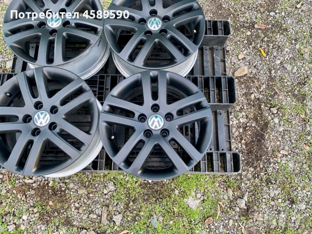 4бр.Оригинални АЛУМИНИЕВИ джанти 16" 5x112 ET50 за Vw,Audi,Seat,Skoda, снимка 4 - Гуми и джанти - 52289359